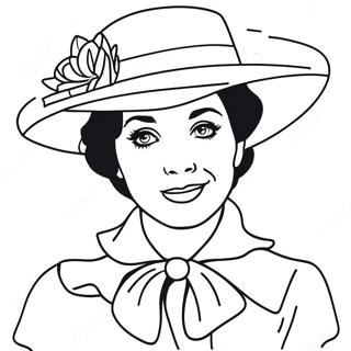 Mary Poppins Desene De Colorat