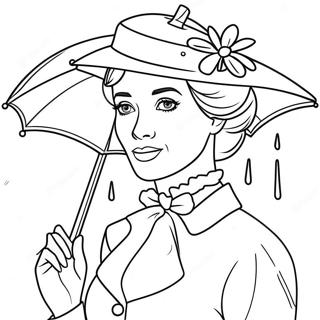 Pagina De Colorat Mary Poppins 106489-43847