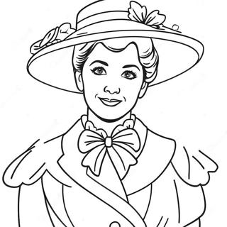 Pagina De Colorat Mary Poppins 106489-43848