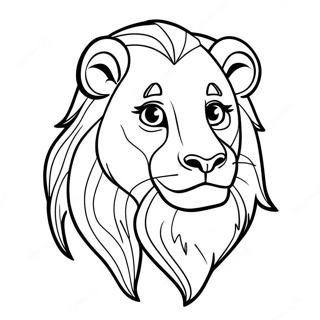 Pagini De Colorat Cu Leul Curajos Gryffindor 106519-43883