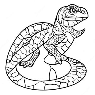 Reptile Desene De Colorat