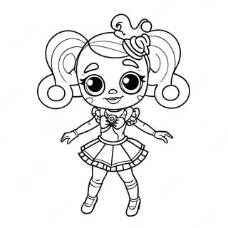 Pagina De Colorat Ballora Dansand In Sister Location 106695-44014