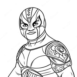 Rey Mysterio Desene De Colorat