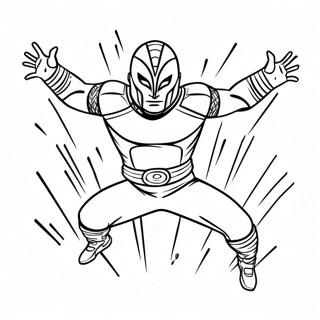 Pagina De Colorat Rey Mysterio Sarind In Aer 106721-44033