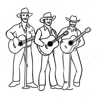 Muzică Country Pagini de colorat