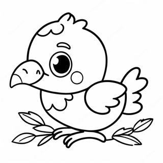 Pagini De Colorat Cu Pui De Pasare Colorat Cu Vierme 108207 45204