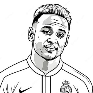 Pagina De Colorat Neymar Psg 108436-45370