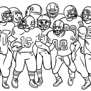 Pagini De Colorat Cu O Echipa Dinamica De Fotbal Universitar 108671 45562