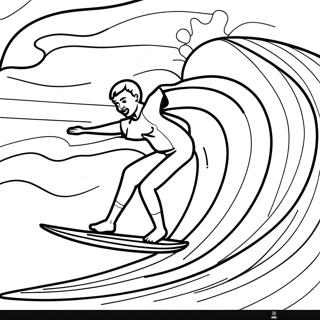 Surfing Desene De Colorat