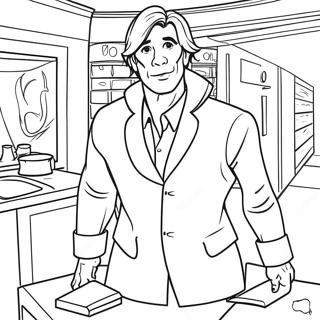 Pagini De Colorat Cu Mal La Auradon Prep 109110 45966