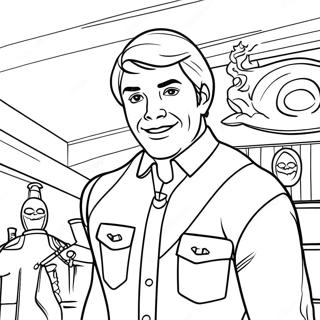 Pagini De Colorat Cu Mal La Auradon Prep 109110 45967