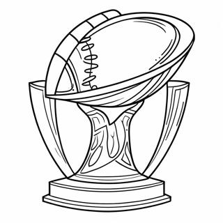 Pagina De Colorat Cu Trofeul Superbowl 109571-46320