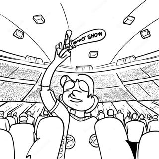 Pagina De Colorat Cu Spectacolul De La Pauza Superbowl 109573-46327