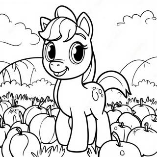 Apple Jack Intr Un Camp De Mere Desene De Colorat 109623-46361