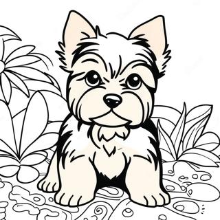 Yorkie Desene De Colorat