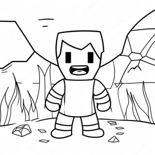 Herobrine Desene De Colorat