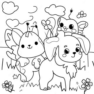 Pagina De Colorat Pisici Lol Colorate Intr O Gradina 110962-47435