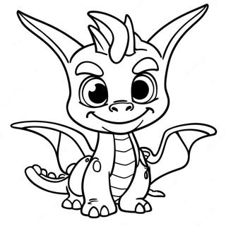 Pagini De Colorat Cu Spyro Dragonul Skylanders 111088-47521