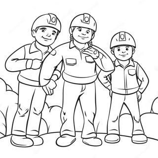 Pagini De Colorat Cu Munca In Echipa Si Prietenie 111295-47687