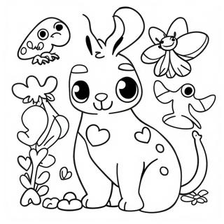 Pagina De Colorat Cu Animale Funky Groovy 111555-47896