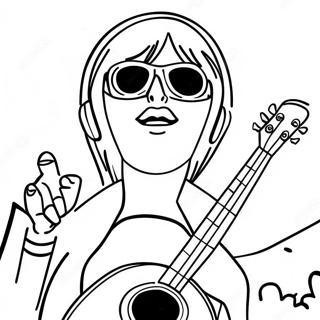 Pagina De Colorat Rock And Roll 111576-47900