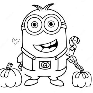 Pagina De Colorat Minion De Halloween 111627-47939