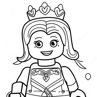 Prințesa Lego Desene De Colorat