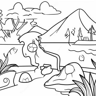 Pagini De Colorat Cu Scena De Pe Insula Total Drama 111962 48208