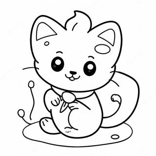 Pagini De Colorat Cu Pisica Jucausa Fantoma 112730-48815