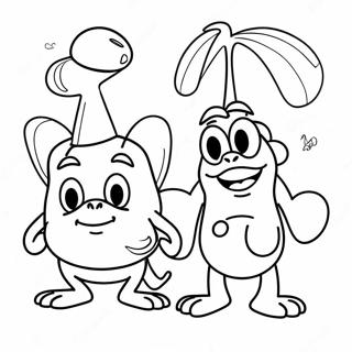 Pagina De Colorat Aventuroasa Ren Si Stimpy 112832 48888