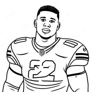 Saquon Barkley Desene De Colorat