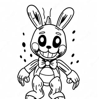 Pagini De Colorat Cu Bonnie Ofilita In Umbre 112935-48965