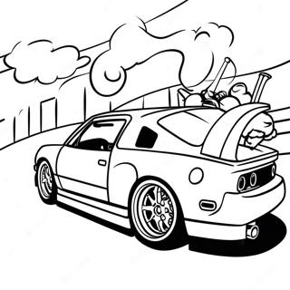 Scena De Curse Jdm Pagina De Colorat 113092 49209
