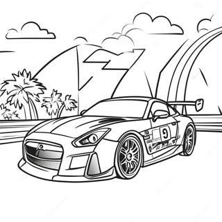 Scena De Curse Jdm Pagina De Colorat 113092 49210