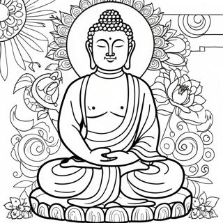 Pagini De Colorat Cu Buddha 113216-49298