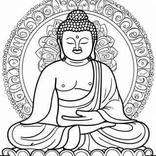 Pagini De Colorat Cu Buddha 113216-49299