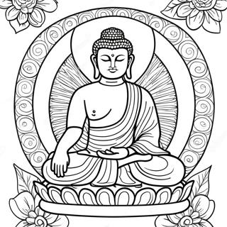 Pagini De Colorat Cu Buddha 113216-49300