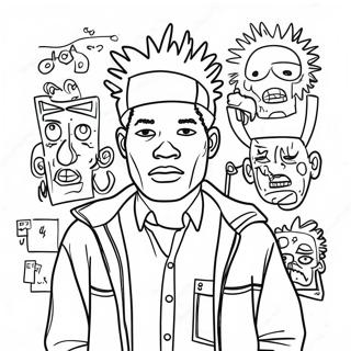 Pagini De Colorat Basquiat 113679-49659