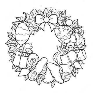 Crăciun Preppy Pagini de colorat