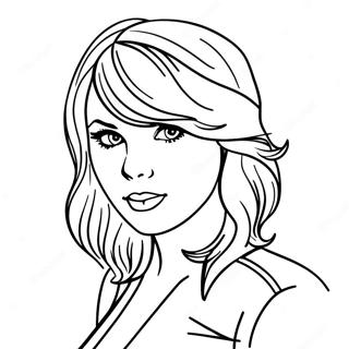 Taylor Swift Roșu Desene De Colorat