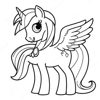 Celestia My Little Pony Desene De Colorat