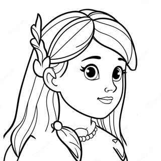 Pagina De Colorat Cu Silueta Lui Noelle 114789-50529