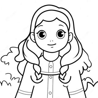 Pagina De Colorat Cu Silueta Lui Noelle 114789-50530