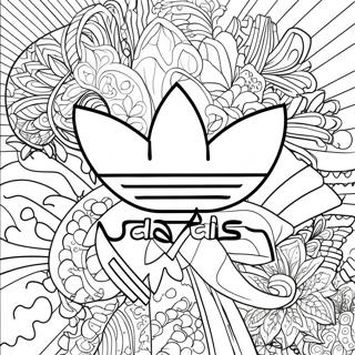 Pagina De Colorat Cu Logo Ul Adidas 115044-50718