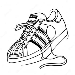 Pagina De Colorat Cu Adidasii Adidas Superstar 115045-50721