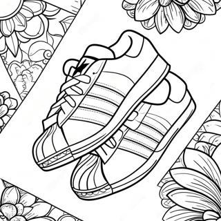 Pagina De Colorat Cu Adidasii Adidas Superstar 115045-50722