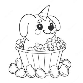 Puppycorn Desene De Colorat