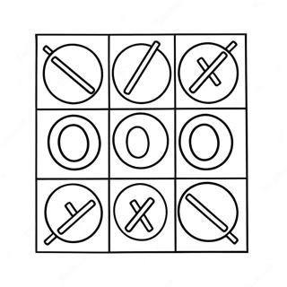 Tic Tac Toe Desene De Colorat