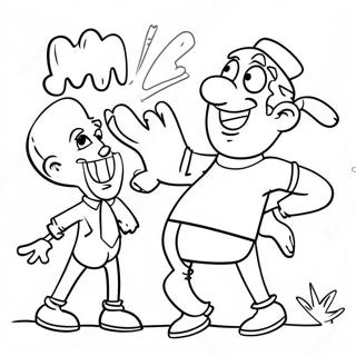 Pagina De Colorat Farsa Amuzanta De Ziua Pacalelilor 115355-50964