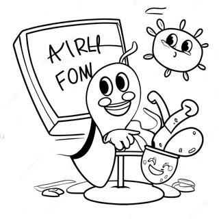 Pagina De Colorat Gluma Creativa De Ziua Pacalelilor 115357-50970